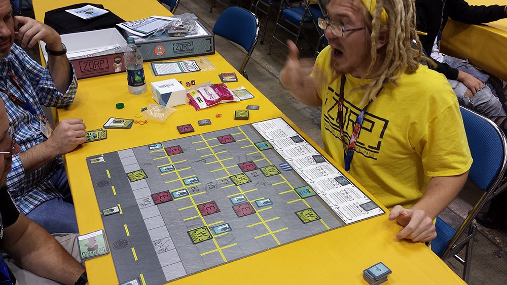 Designer Carl Sommer excitedly describes 'ZORP,' his new release from Wonky Rhino Games.