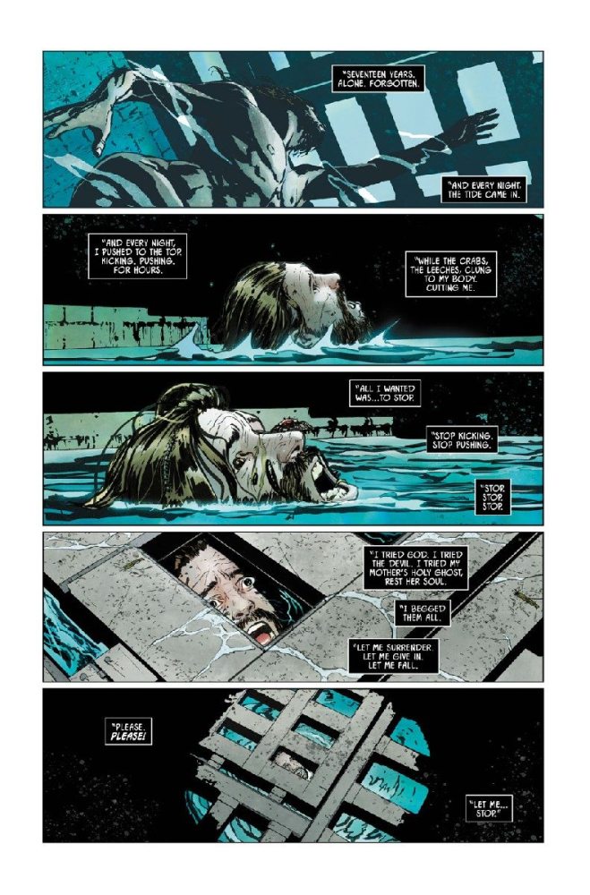 Bane struggles to survive in Batman #9. Image via DC Comics