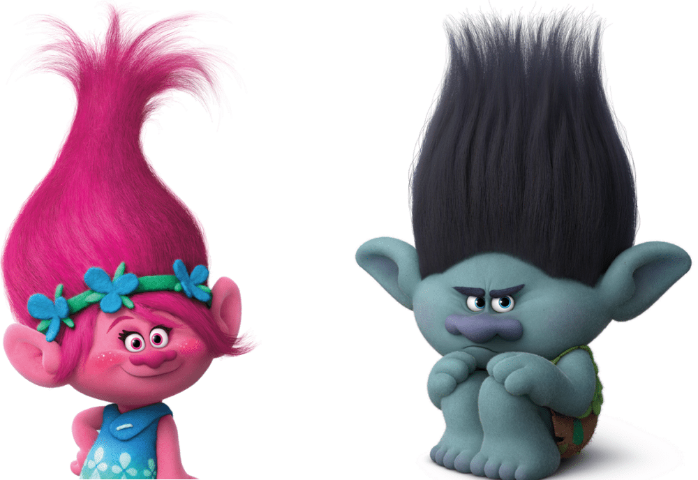 DreamWorks Trolls Bridget Hug 'N Plush Doll : : Toys