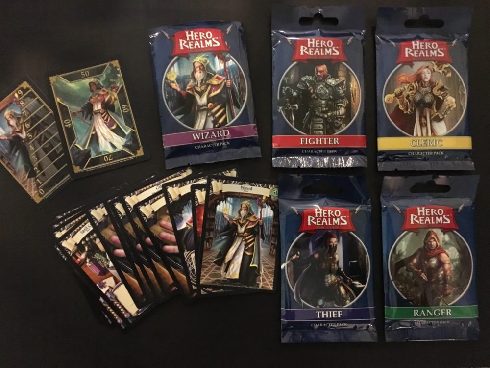 Hero Realms The Card Game Core Set Plus 5 Character Packs And 2 Boss Decks 