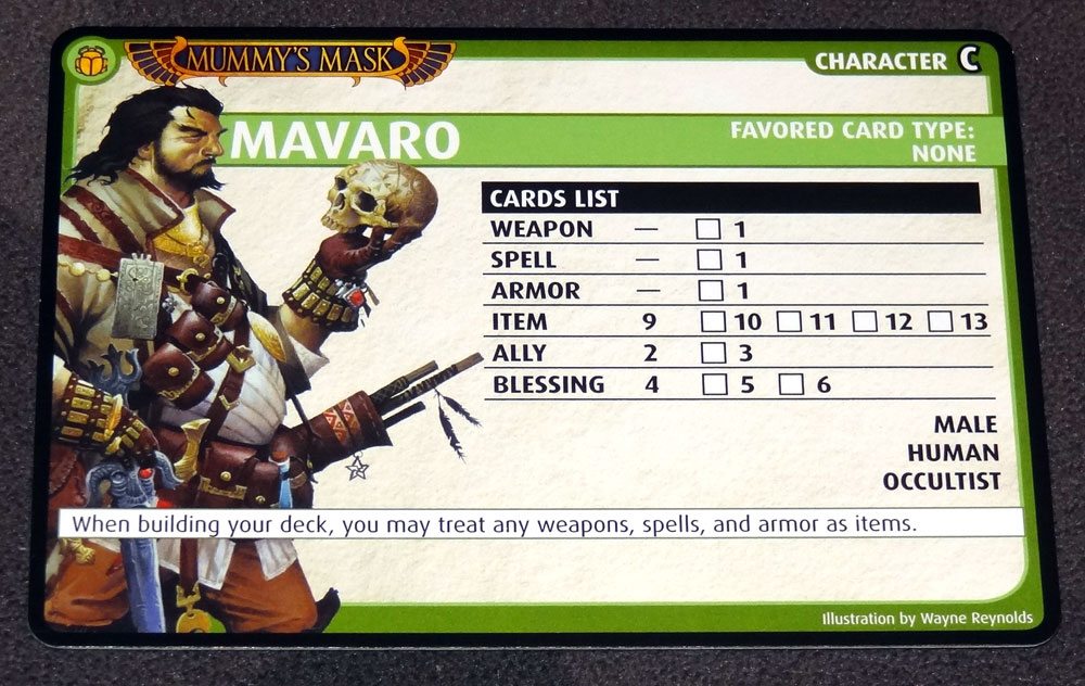 PACG Mavaro card list