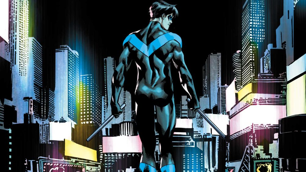 Nightwing #10. The most famous backside in comics. Image via DC Comics