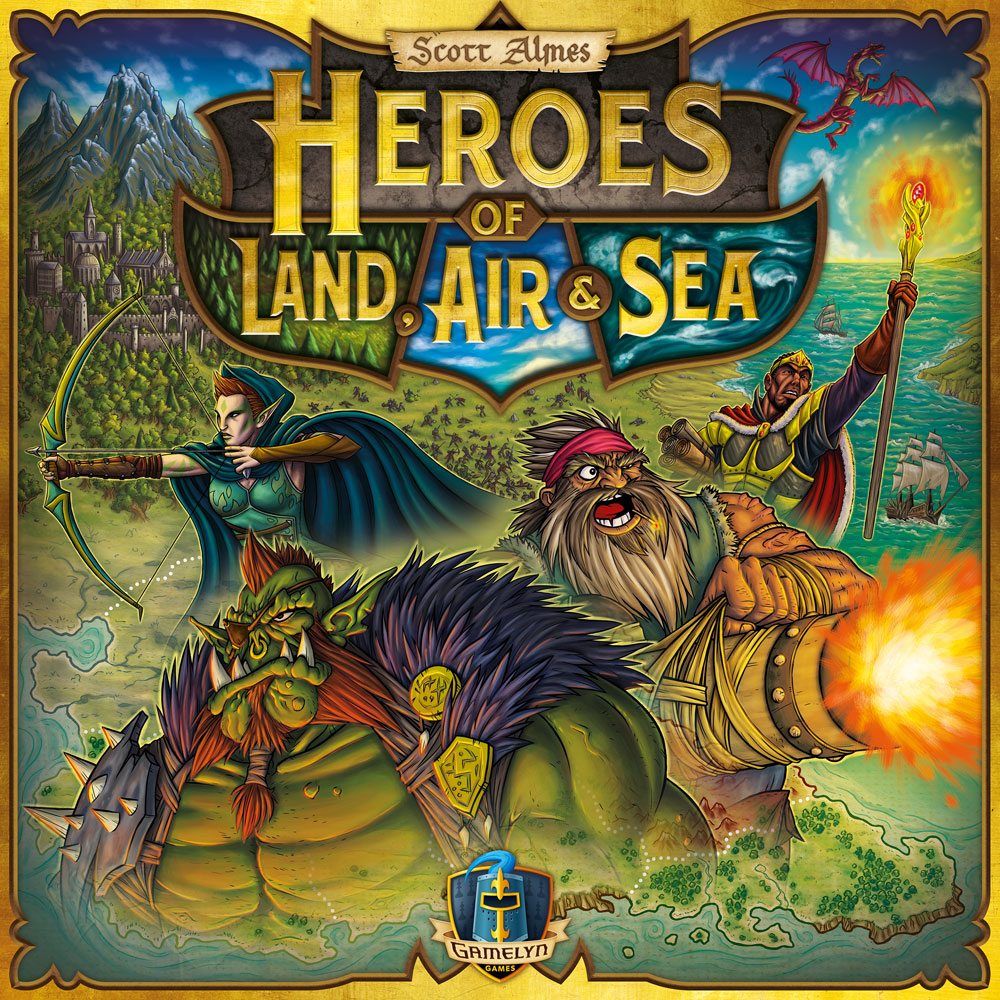 Heroes of Land, Air & Sea - Deluxe Reprint by Michael Coe - Gamelyn Games