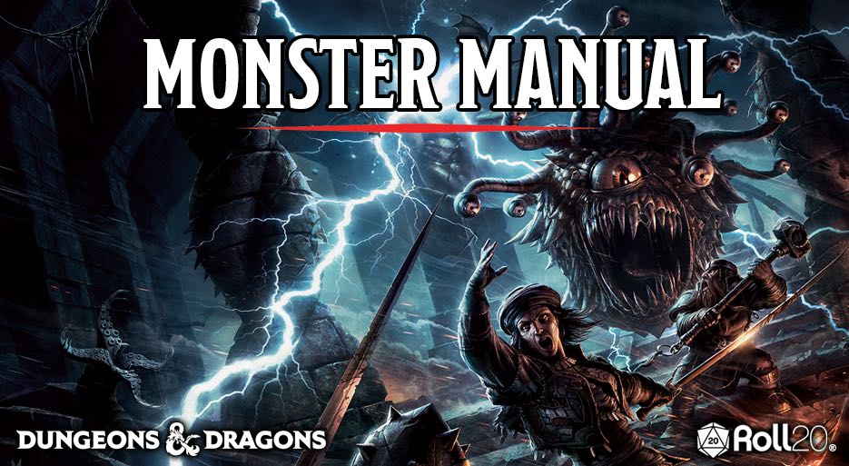 Monster Manual Banner Roll20