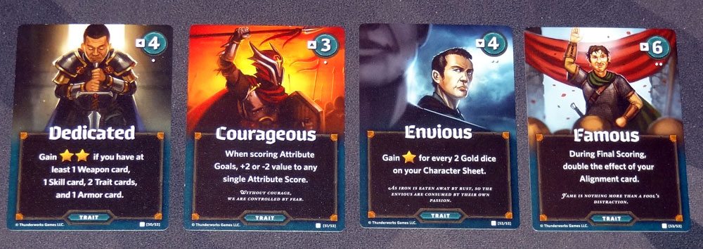 Roll Player Trait cards