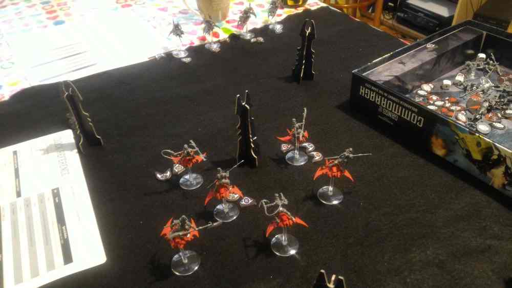 Warhammer 40k: Gangs of Commorragh painted complete board game