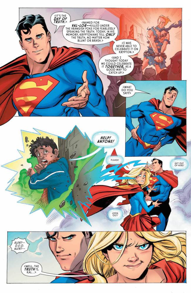 Superman and Supergirl in Supergirl #8