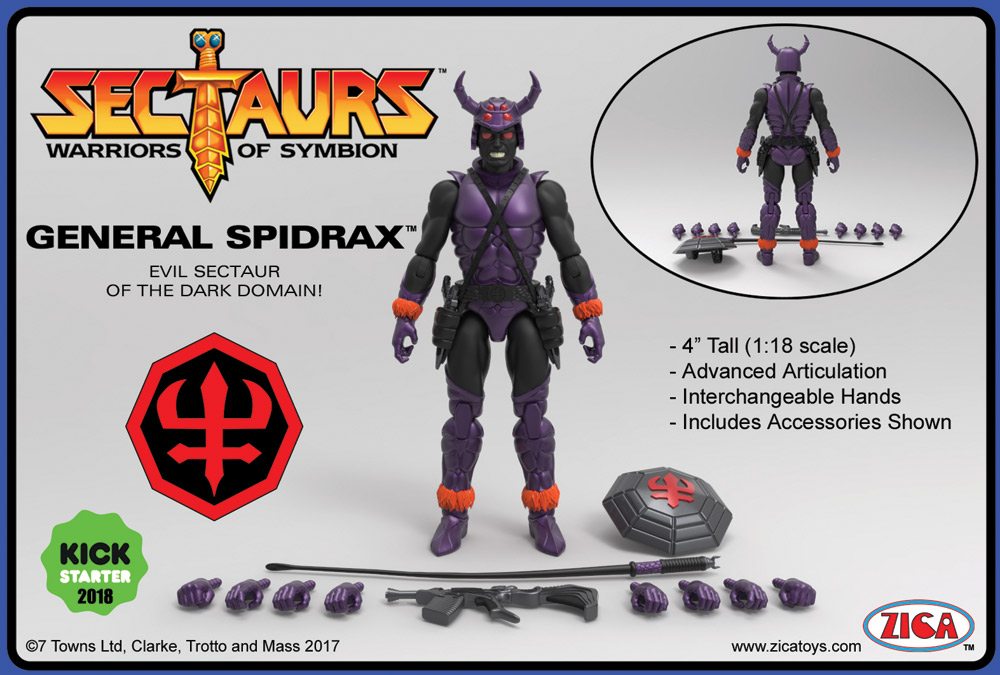 General Spidrax Figure and Accessories.