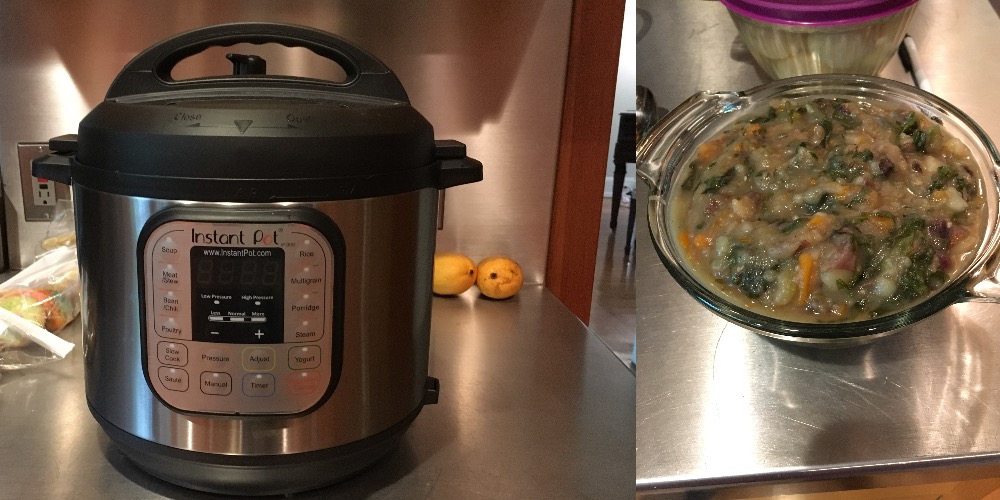 Instant Pot and soup made in Instant Pot