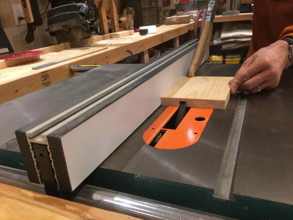 Table Saw Pass 2