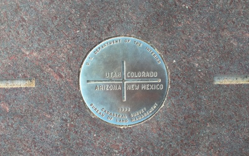 Central disc at Four Corners Monument 