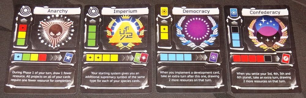 Master of the Galaxy government cards