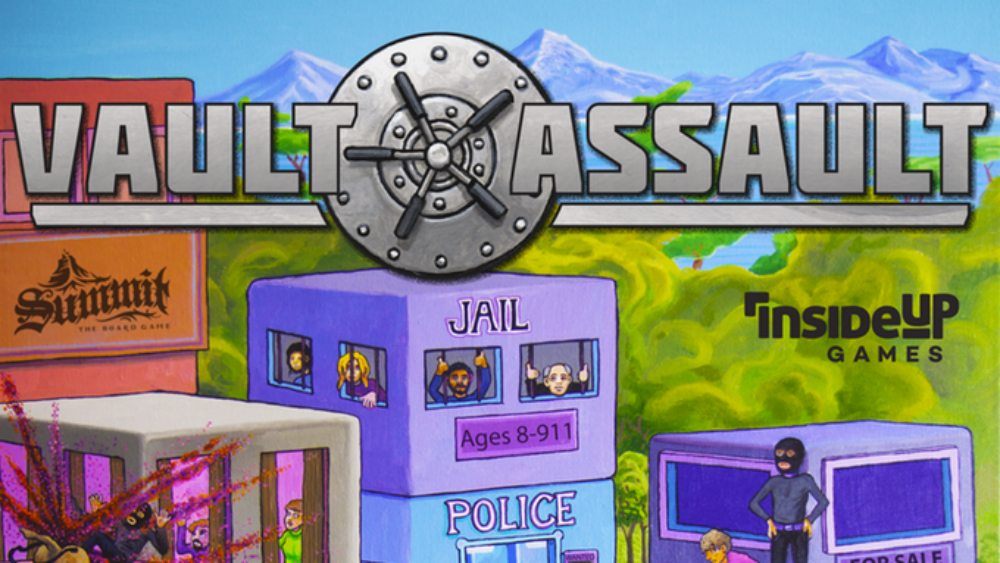 Vault Assault, Partial Cover Art. Copyright Inside Up Games
