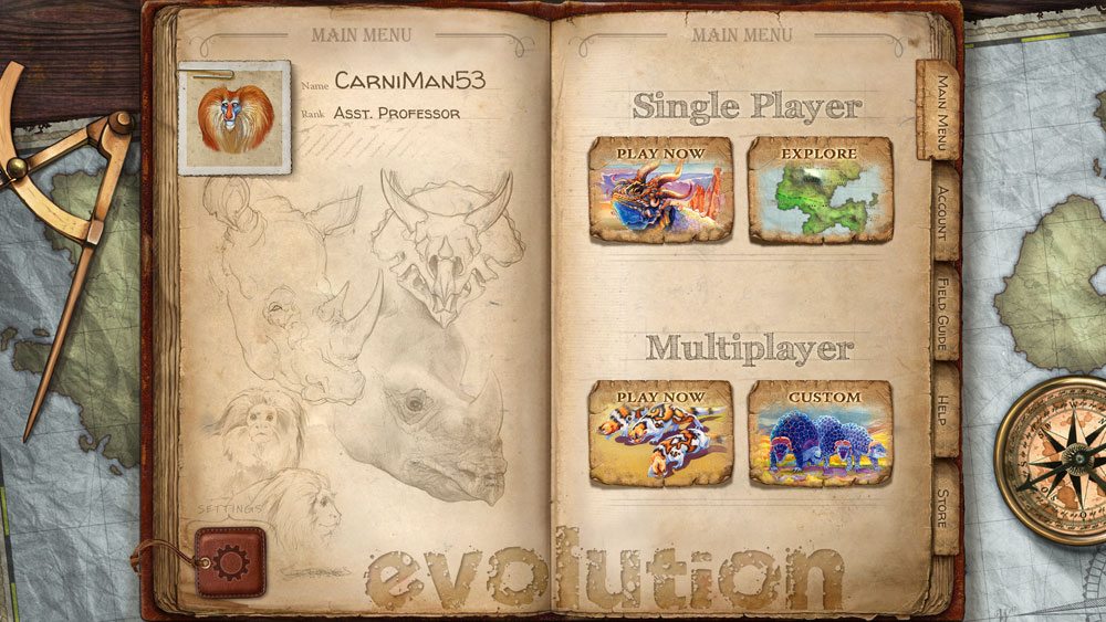 Evolution video game