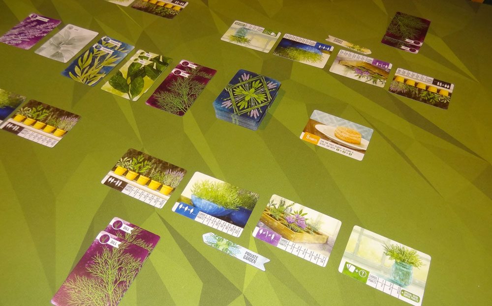 Herbaceous game in progress