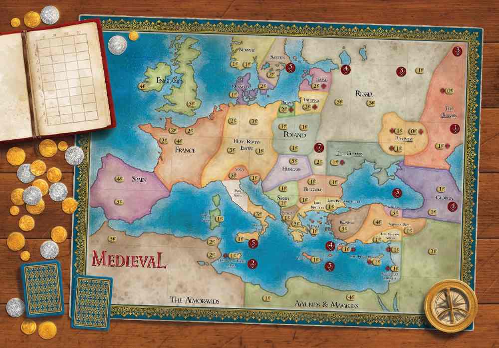 Medieval Kickstarter Map Board