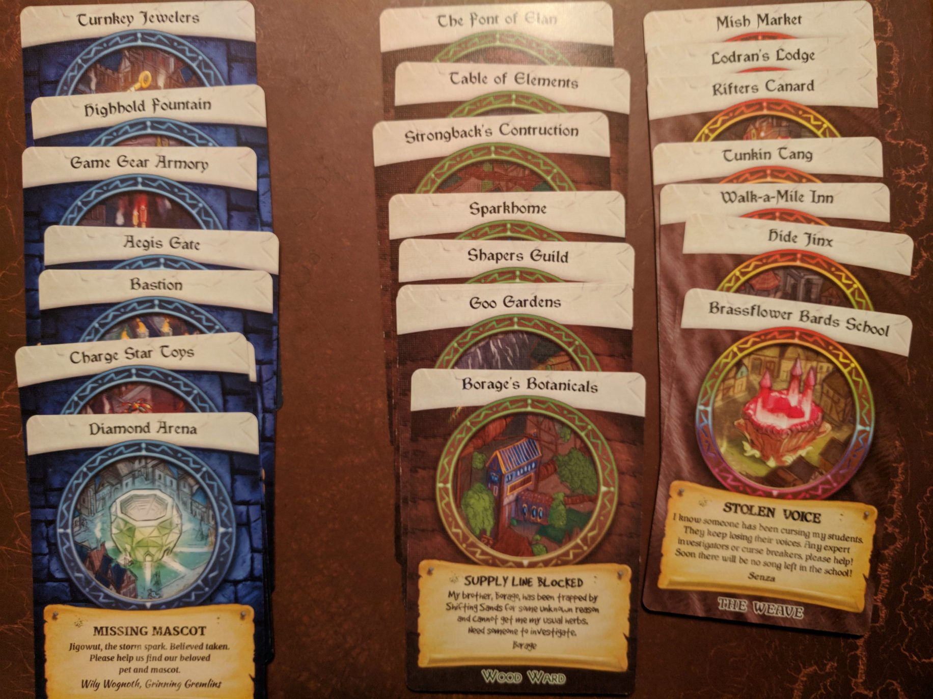 Storm Hollow Tales of a New Age Venture Rumors and Resources Cards 2 of 3