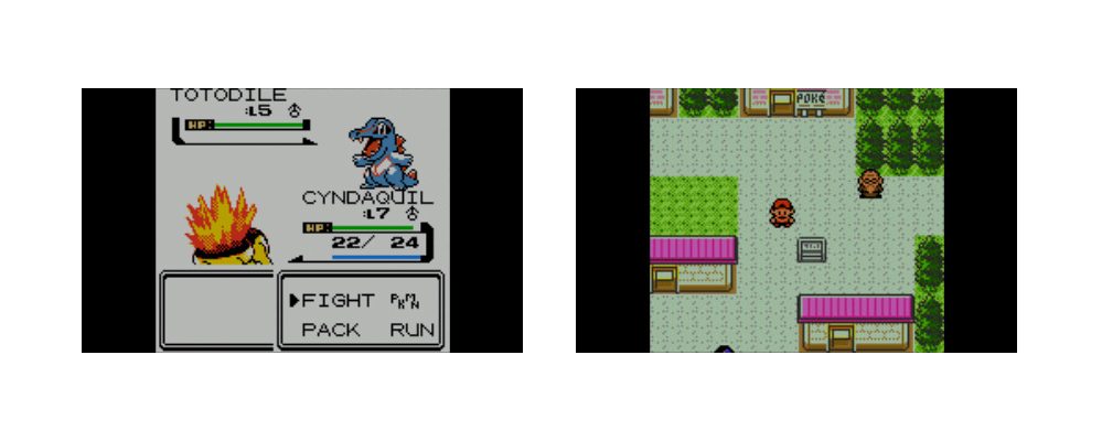 pokemon silver and gold screens