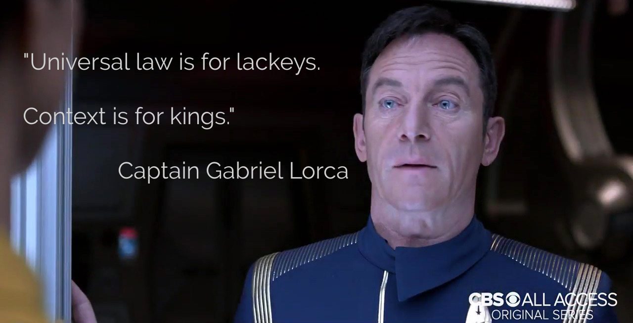 Star Trek: Discovery: Context Is for Kings