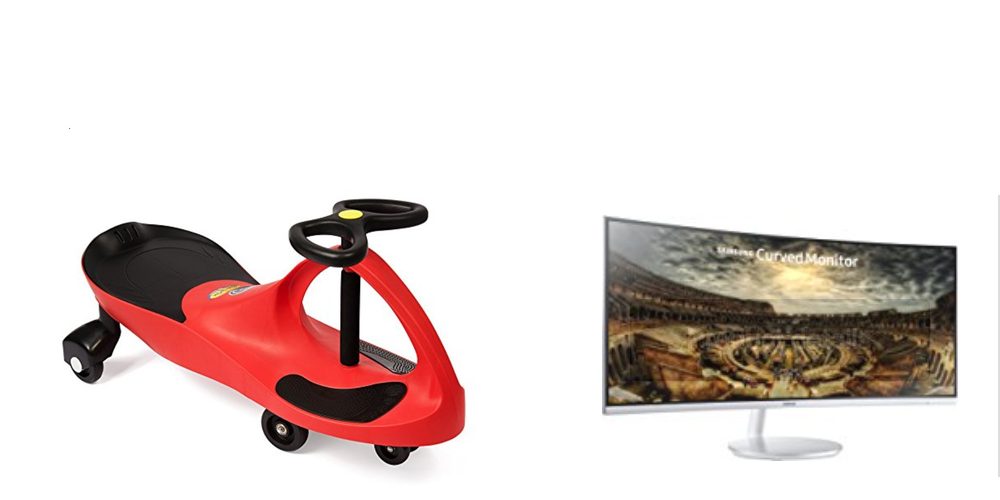 Geek Daily Deals ride on toys gaming monitors