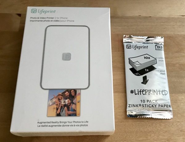 Lifeprint Zink Photo Paper 2x3 for the Lifeprint Augmented Reality Video  and Photo Printer