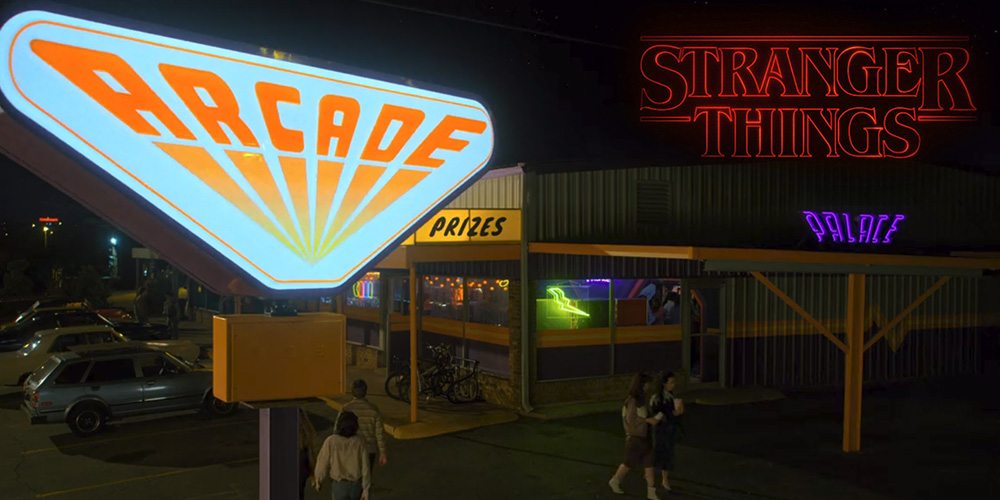 The Palace Arcade in Stranger Things 2