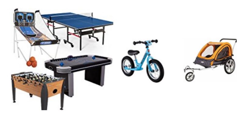 Geek Daily Deals 120317 game tables bicycles