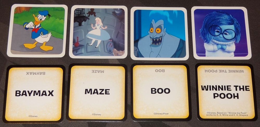 Codenames: Disney Family Edition treasure cards