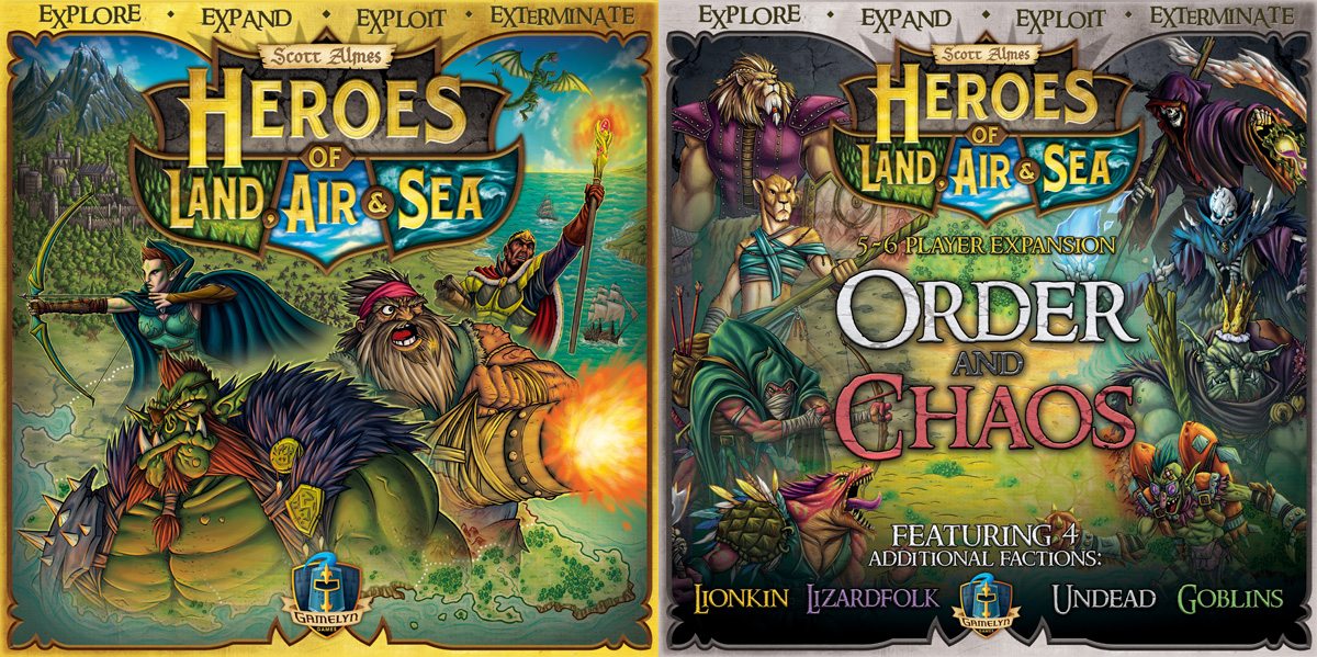 Heroes of Land, Air & Sea - Deluxe Reprint by Michael Coe - Gamelyn Games