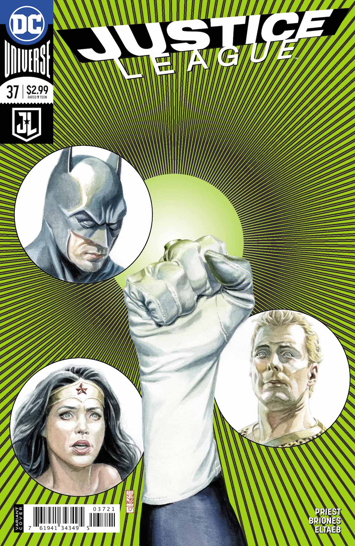 Justice League #37 variant cover