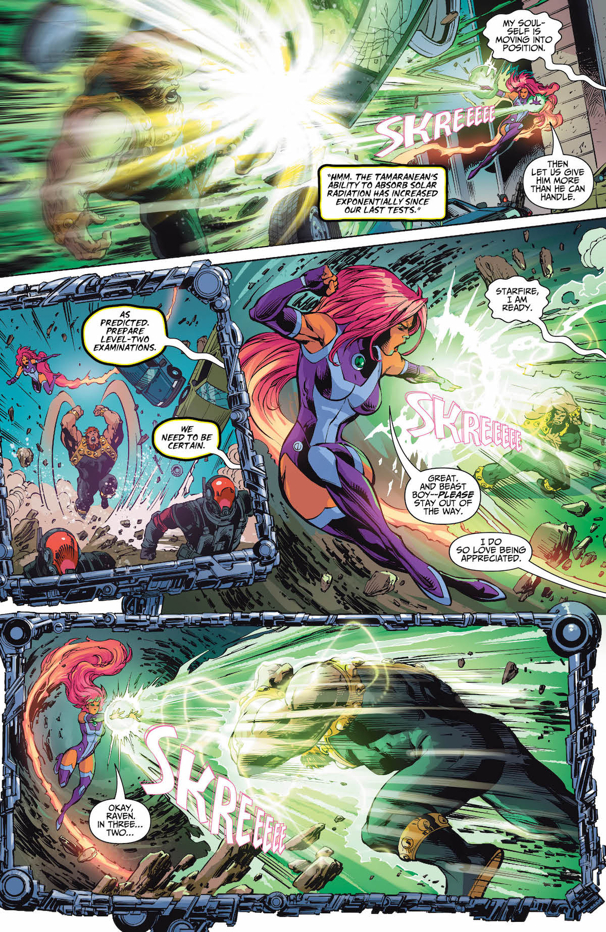Teen Titans #16 page 2 Starfire
