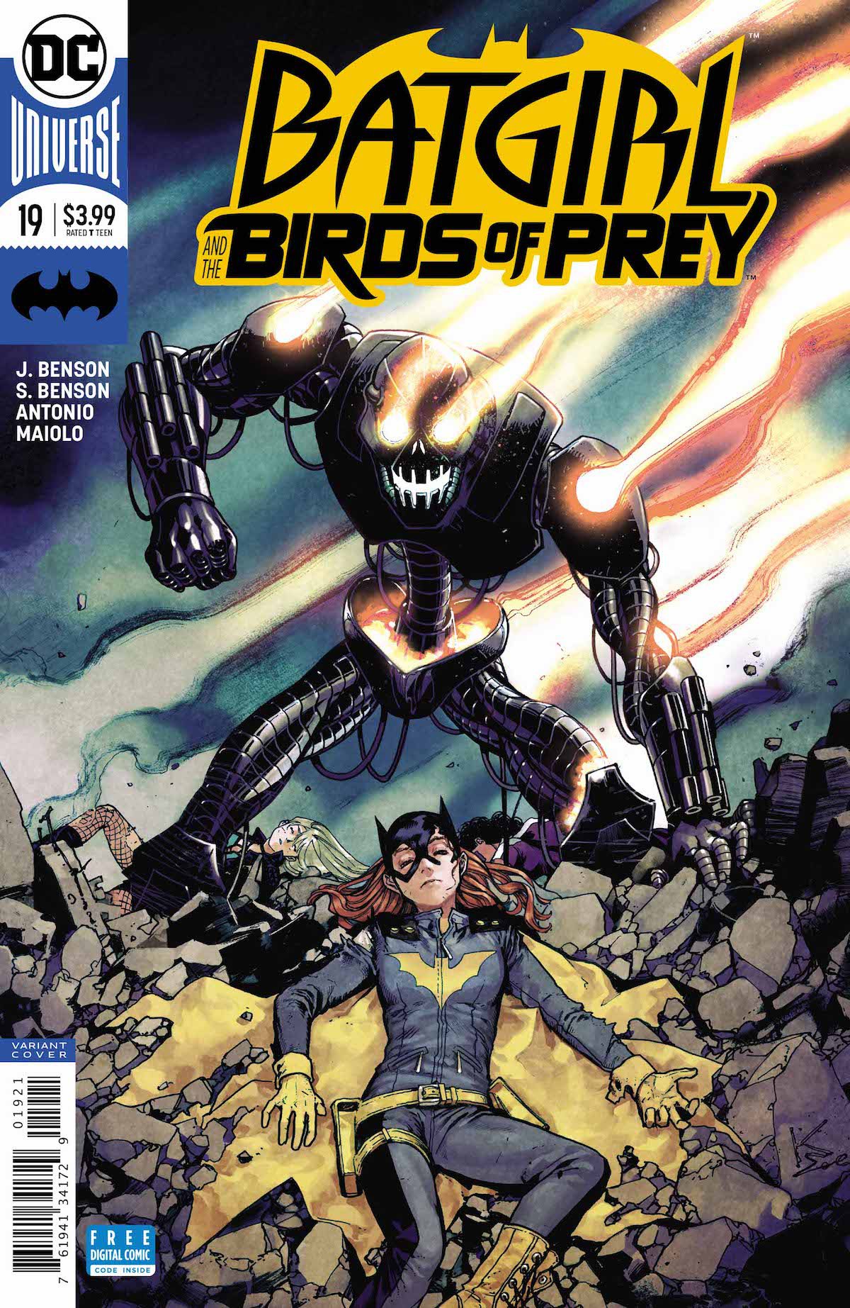 Batgirl and the Birds of Prey #19 variant cover