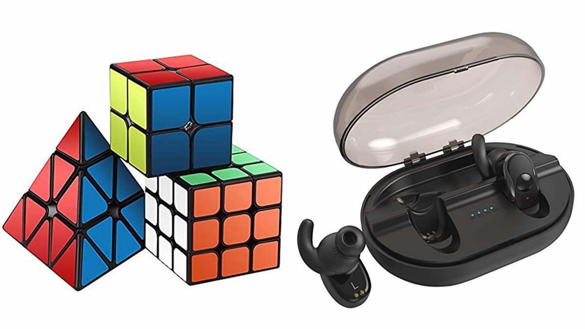 Geek Daily Deals 021118 speed cubes bluetooth earbuds
