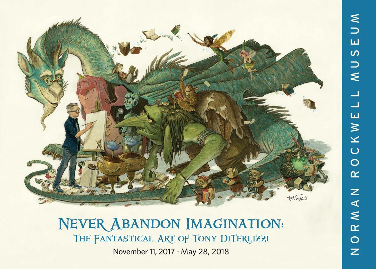 Tony DiTerlizzi poster for Norman Rockwell Museum