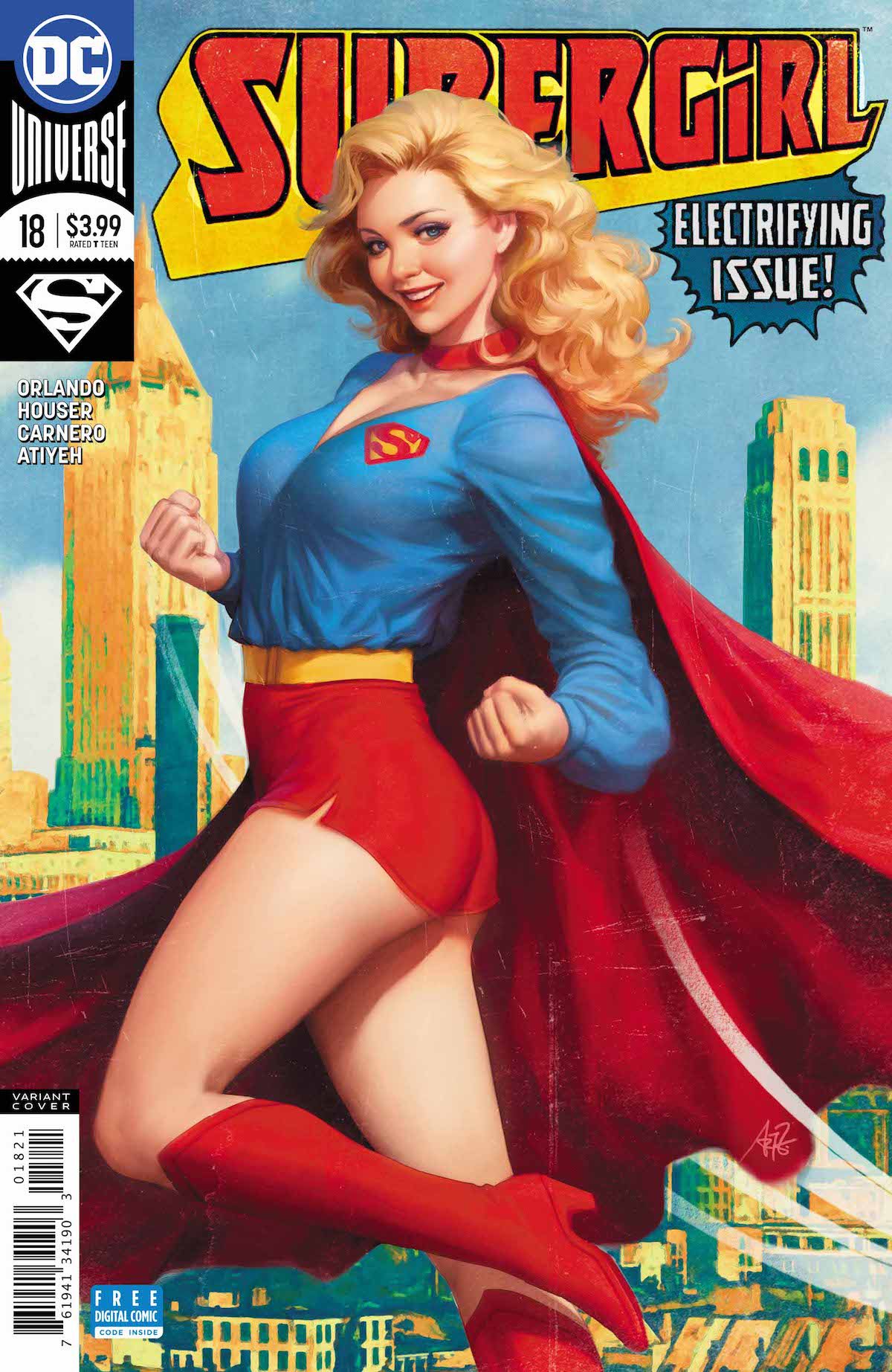 Supergirl #18 variant cover