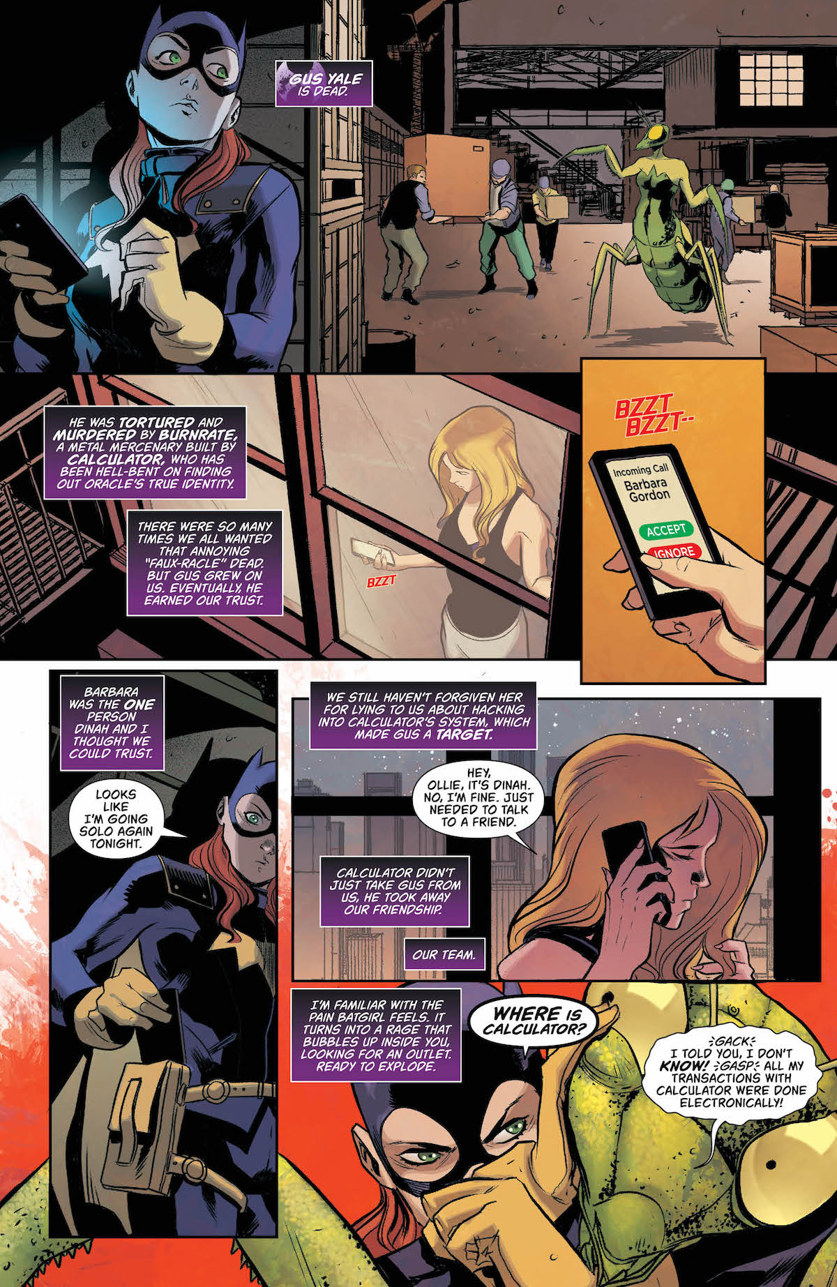 Batgirl and the Birds of Prey #20 page 1