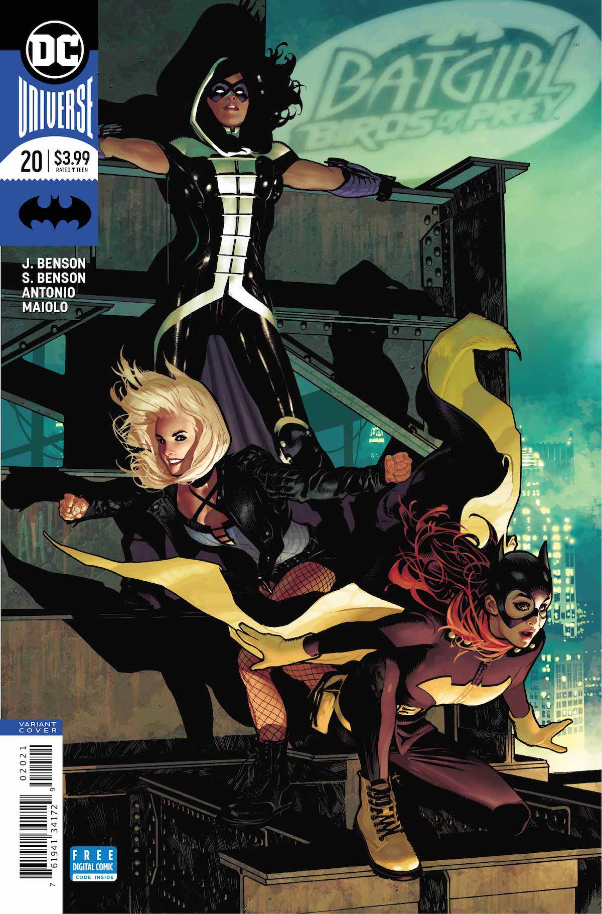 Batgirl and the Birds of Prey #20 variant cover