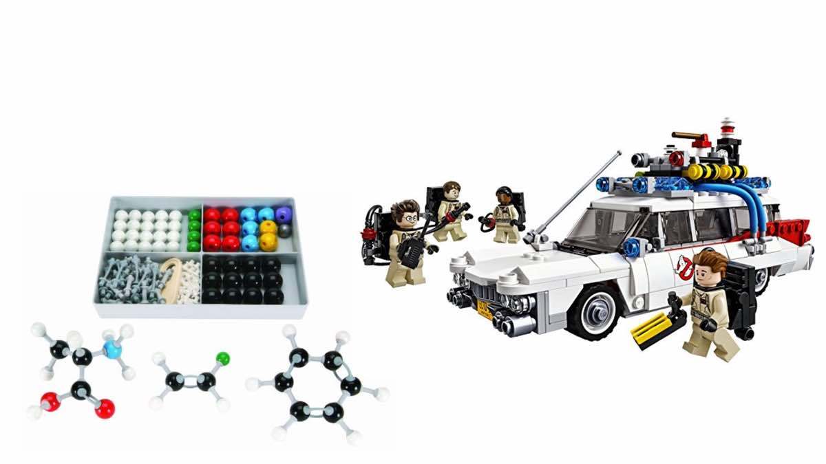 Geek Daily Deals 033118 chemistry model lego ghostbusters