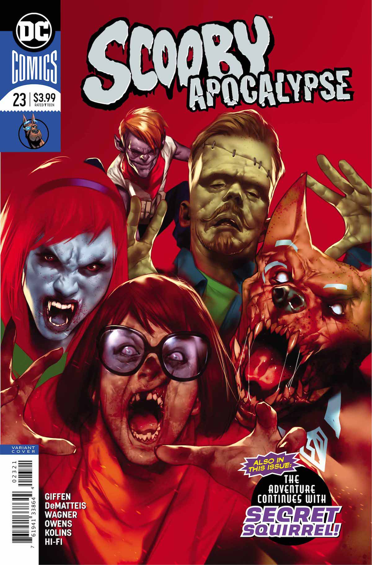 Scooby Apocalypse #23 variant cover