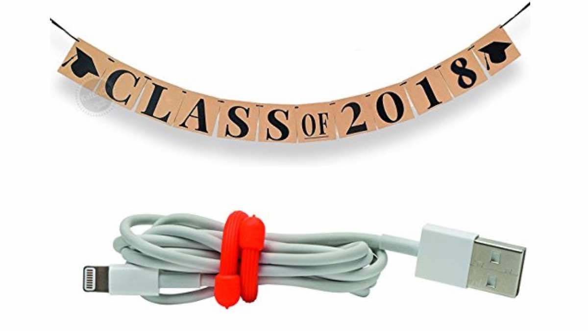 Geek Daily Deals 042918 graduation banner cable ties