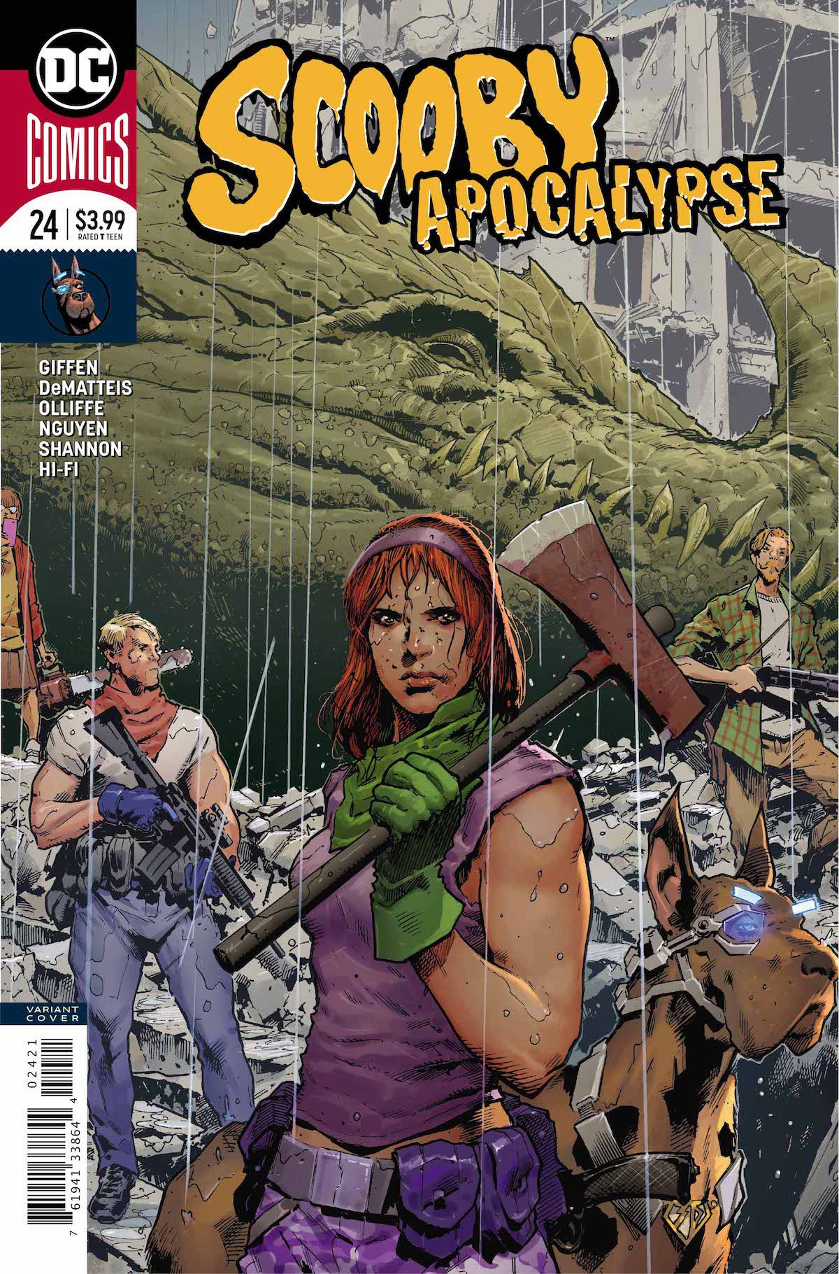 Scooby Apocalypse #24 variant cover
