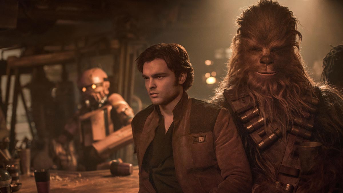 Han Solo and Chewbacca in 'Solo: A Star Wars Story.'