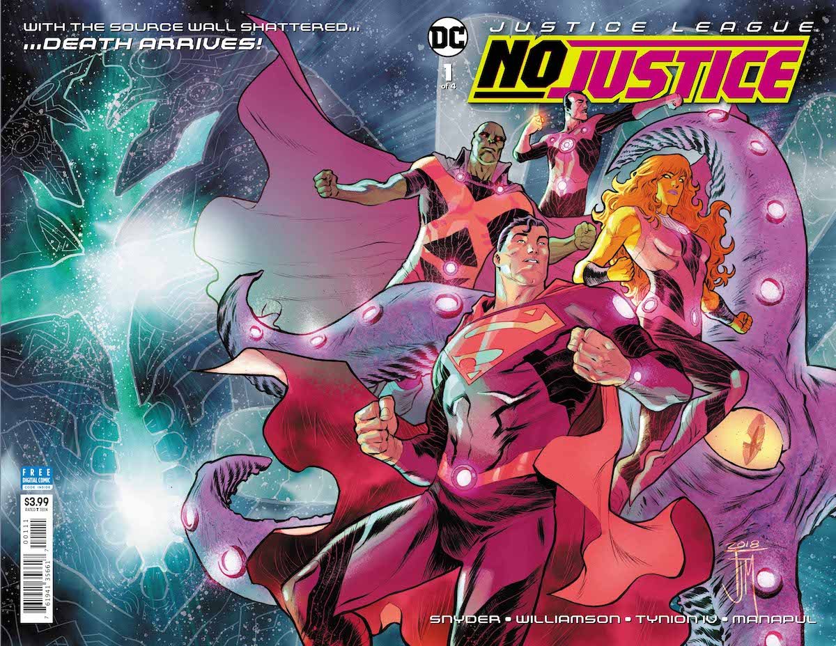 Justice League No Justice #1 cover