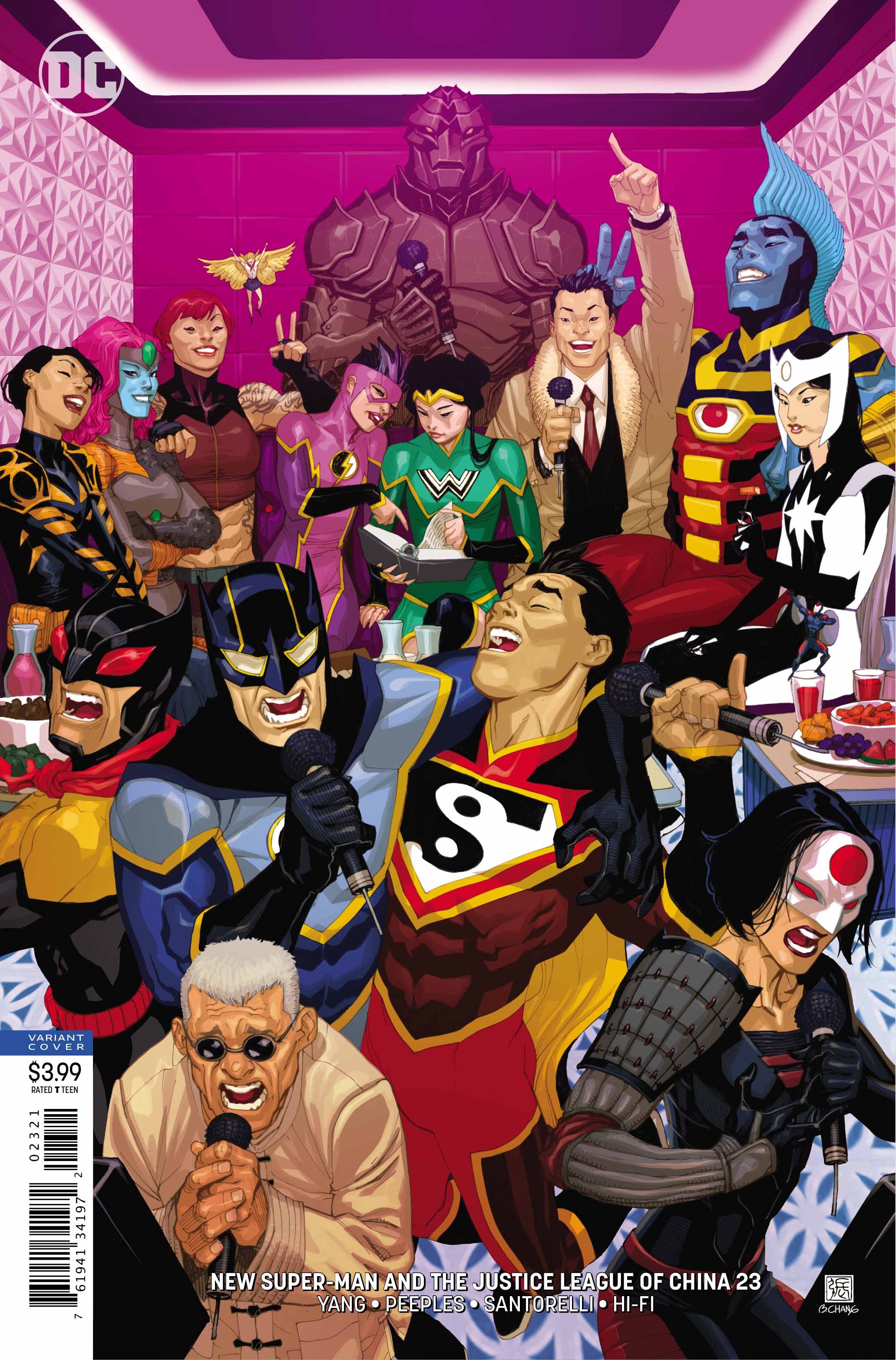 New Super-Man #23 variant cover