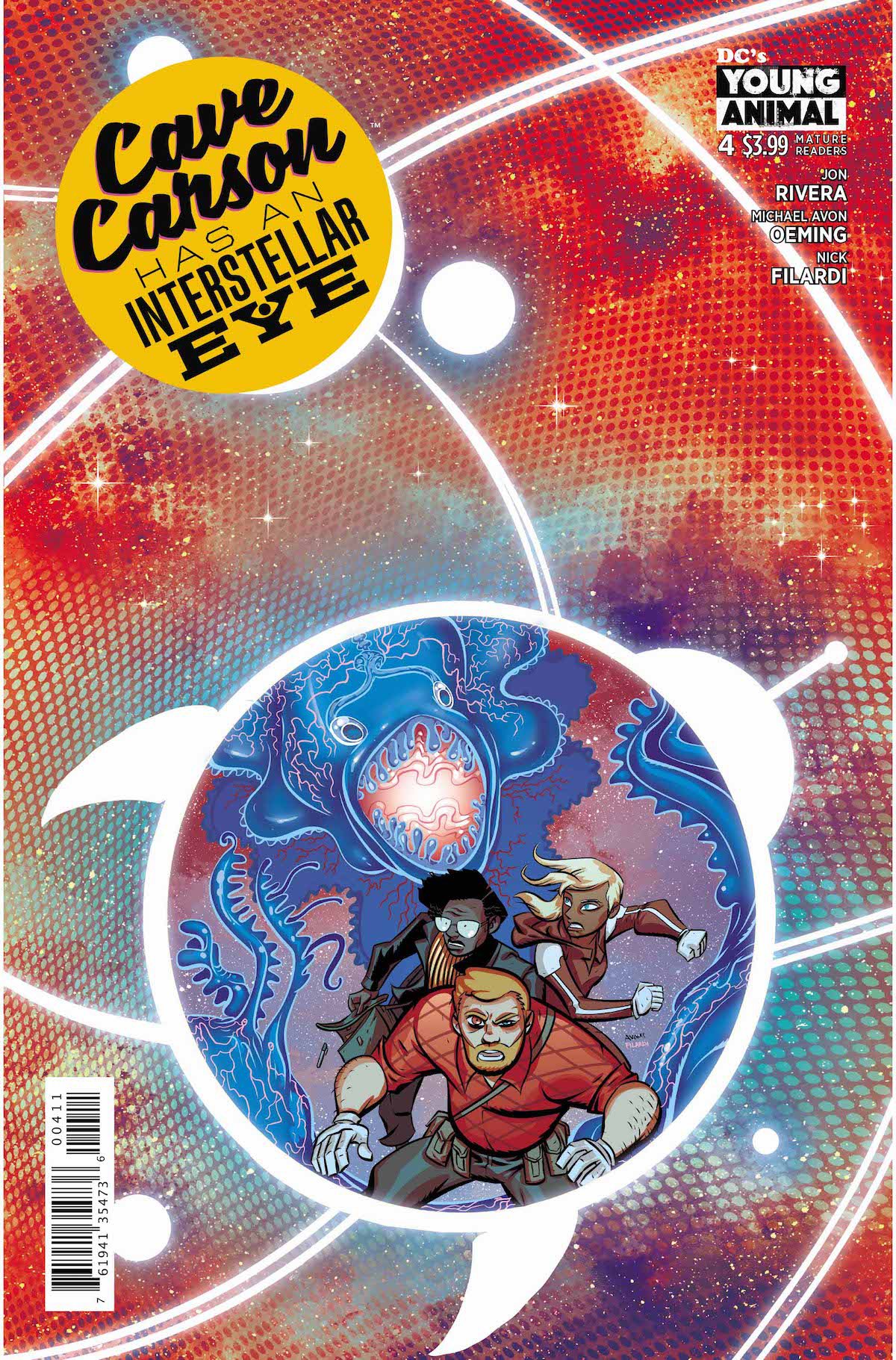 Cave Carson Has An Interstellar Eye #4 cover