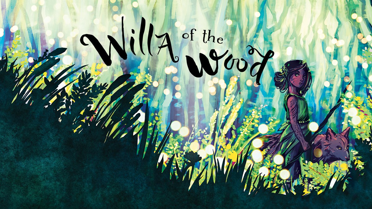 Cover art for 'Willa of the Wood'. Used with permission.