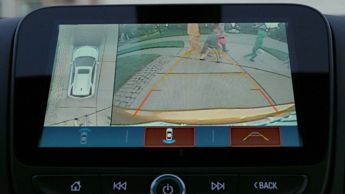Check your mirrors and cameras. Rear-view and Surround Vision cameras give drivers a better view of what or who is near their vehicle.