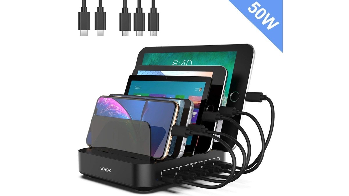 Geek Daily Deals 042919 5 port device charger