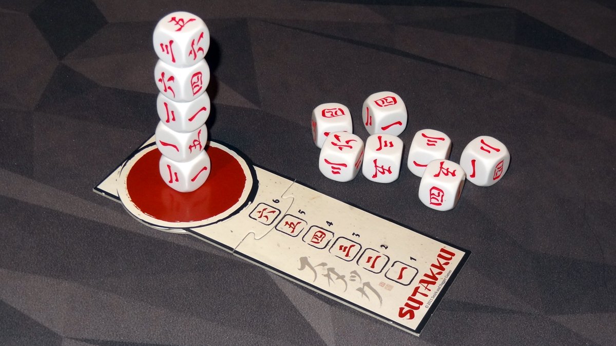 Sutakku stacked dice