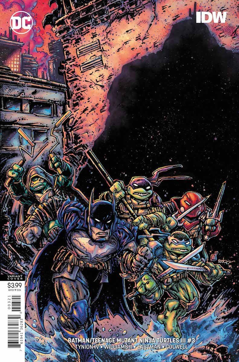 Review - Batman/Teenage Mutant Ninja Turtles III #3: Different Lives -  GeekDad
